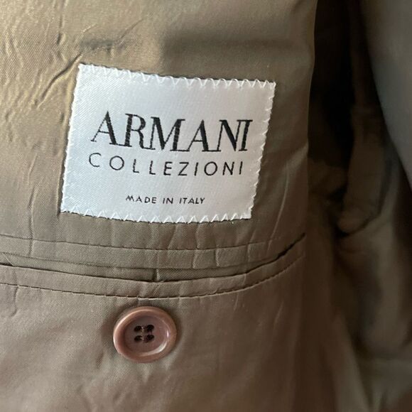 ARMANI COLLEZIONI Made in Italy 100% Wool Blazer.Size 40C - Picture 10 of 12